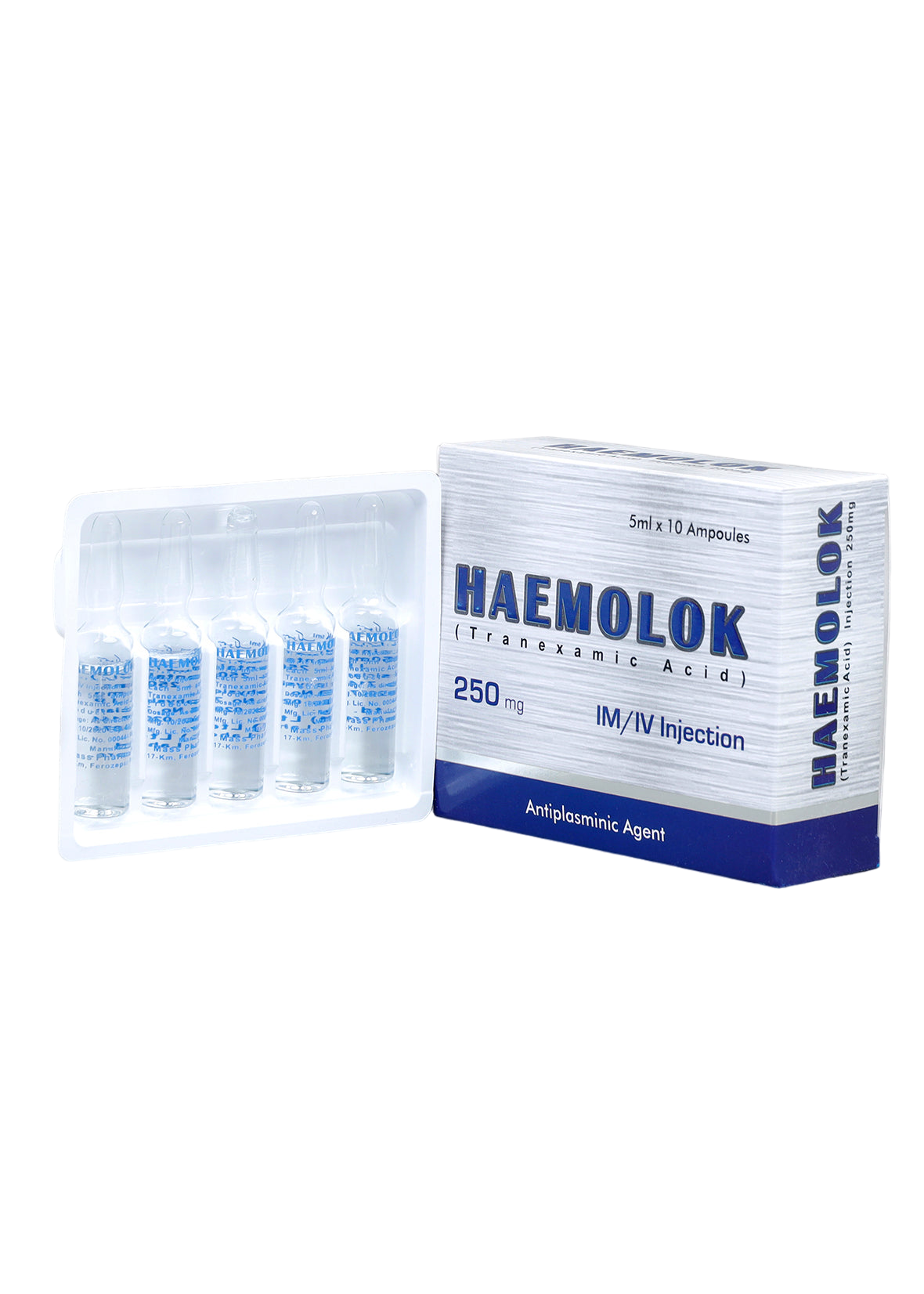 Haemolok Inj 250Mg / 500Mg