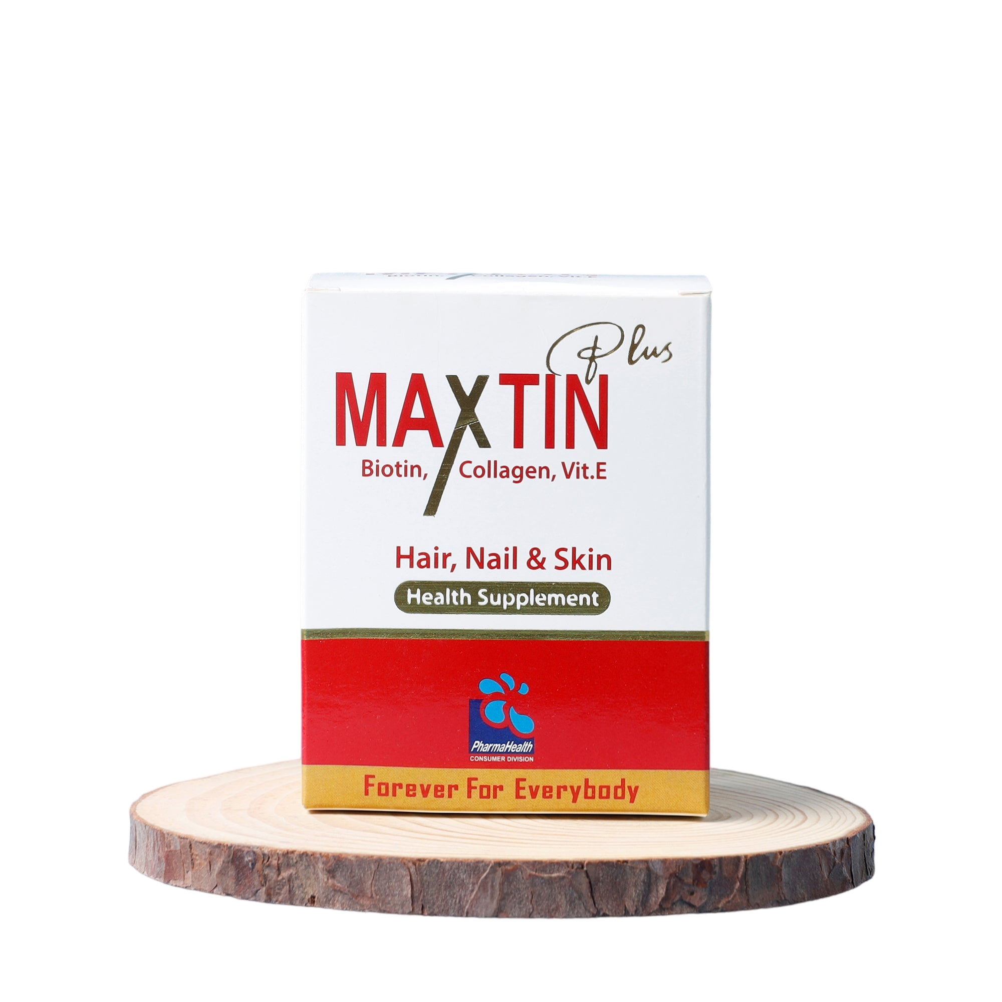 Maxtin Plus  Biotin, Collagen, Vitamin E  ( Herbal/nutraceutical product )