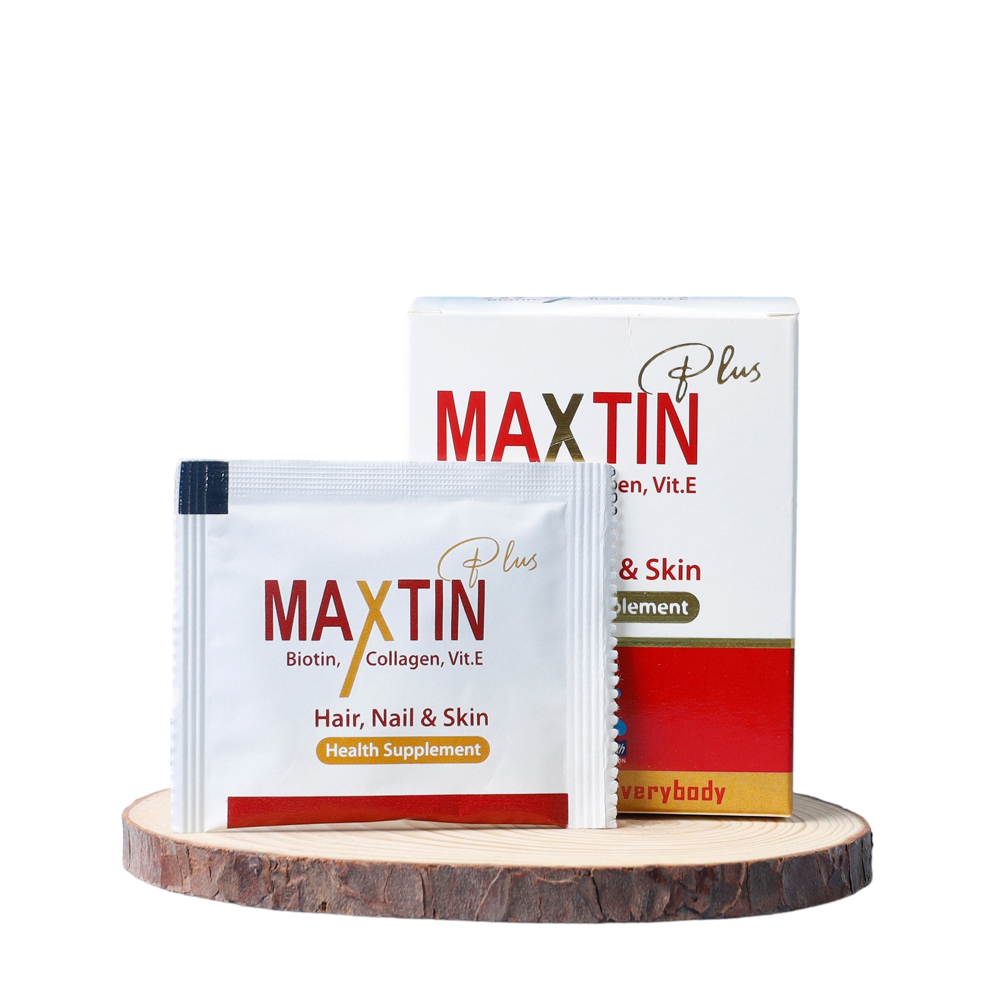 Maxtin Plus  Biotin, Collagen, Vitamin E  ( Herbal/nutraceutical product )
