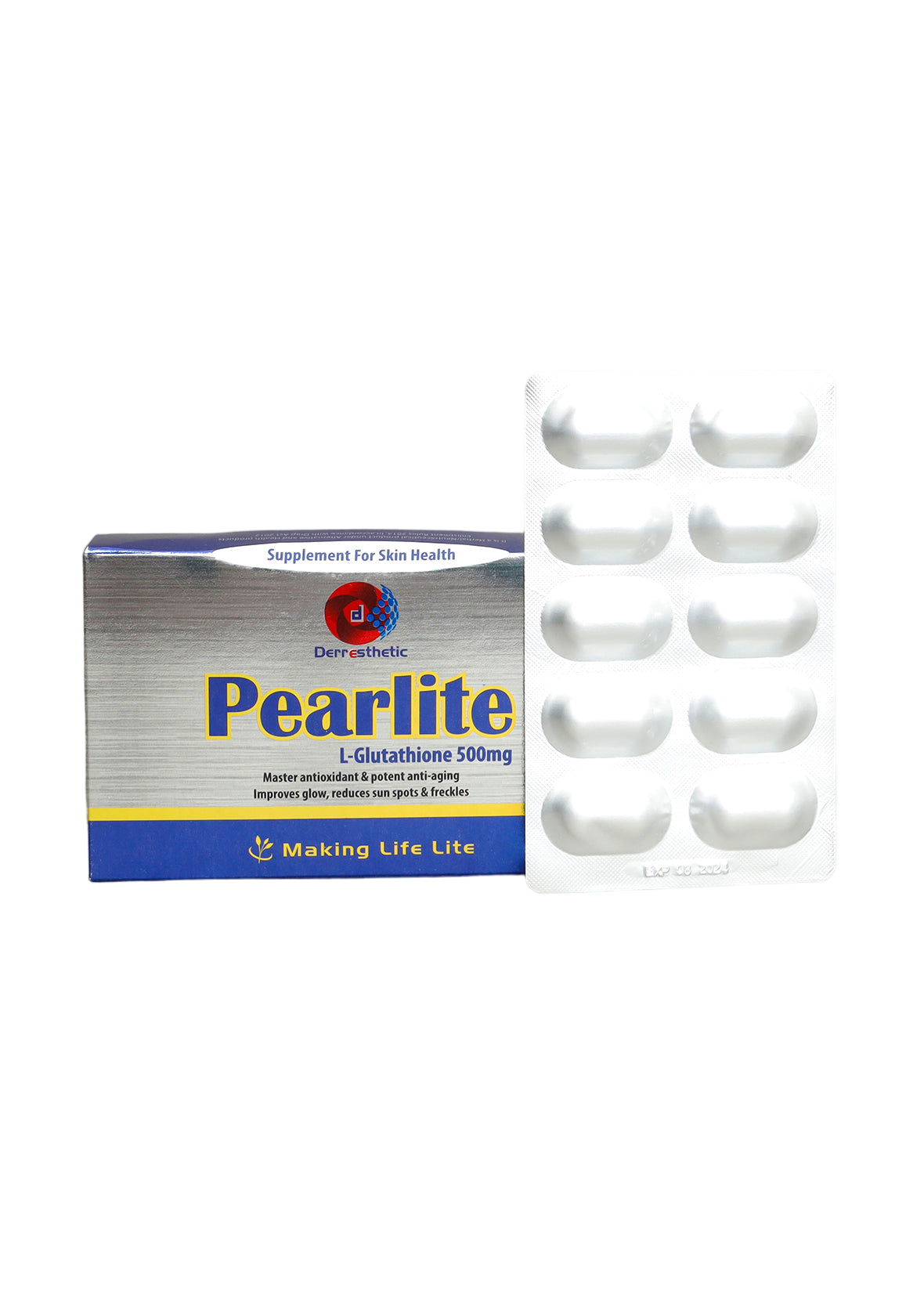 Pearlite Tablets L-Glutathione 500mg