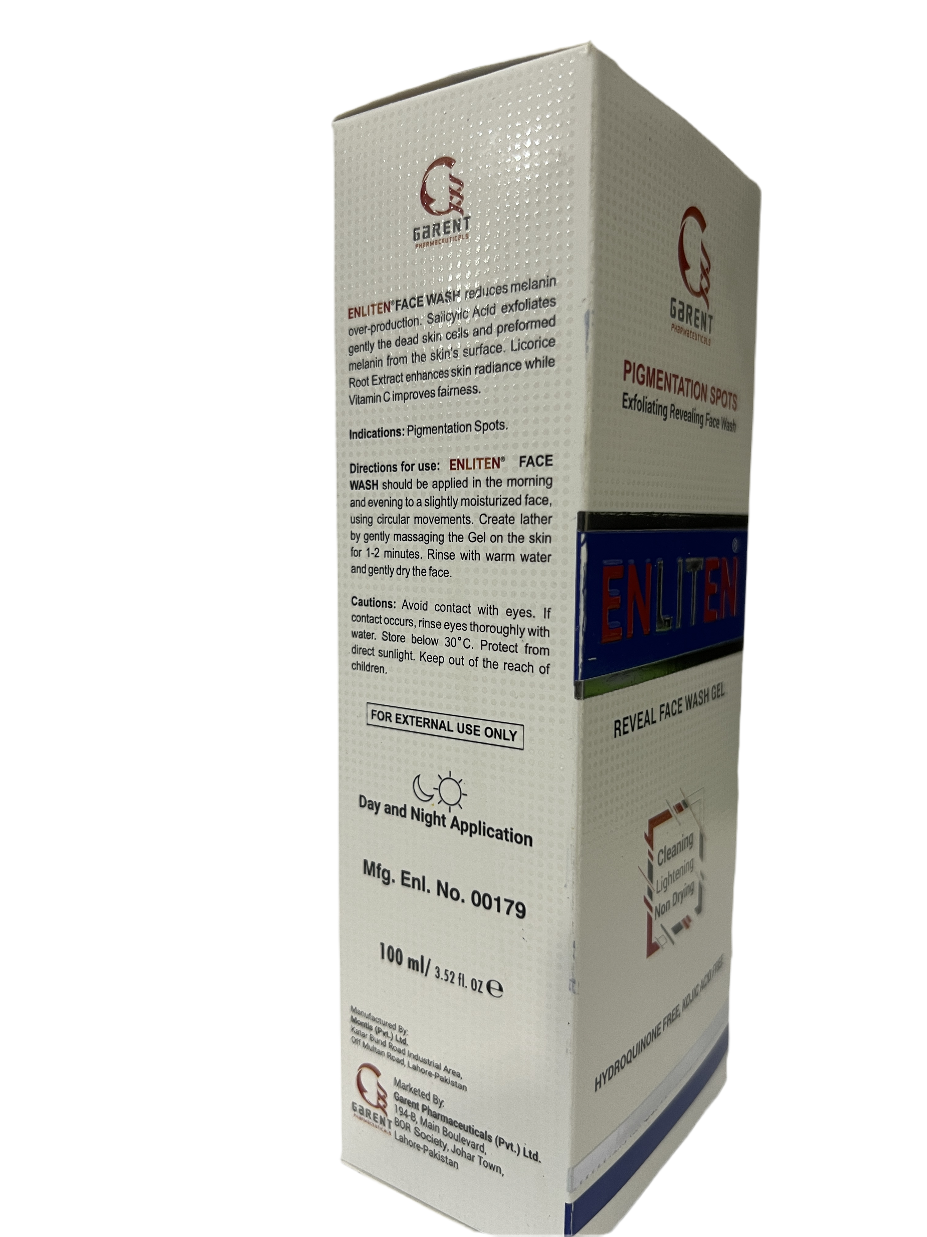 ENLITEN FACE WASH 100ml