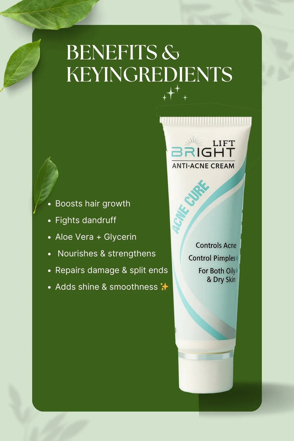 Bright lift Anti Acne Cream