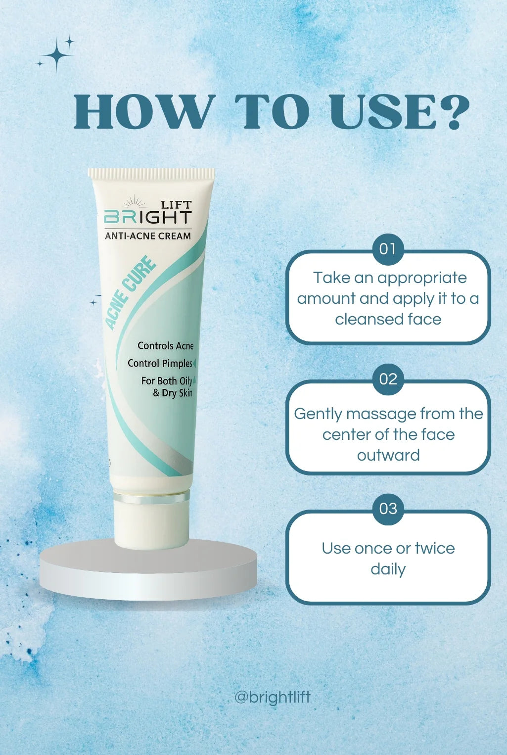 Bright lift Anti Acne Cream