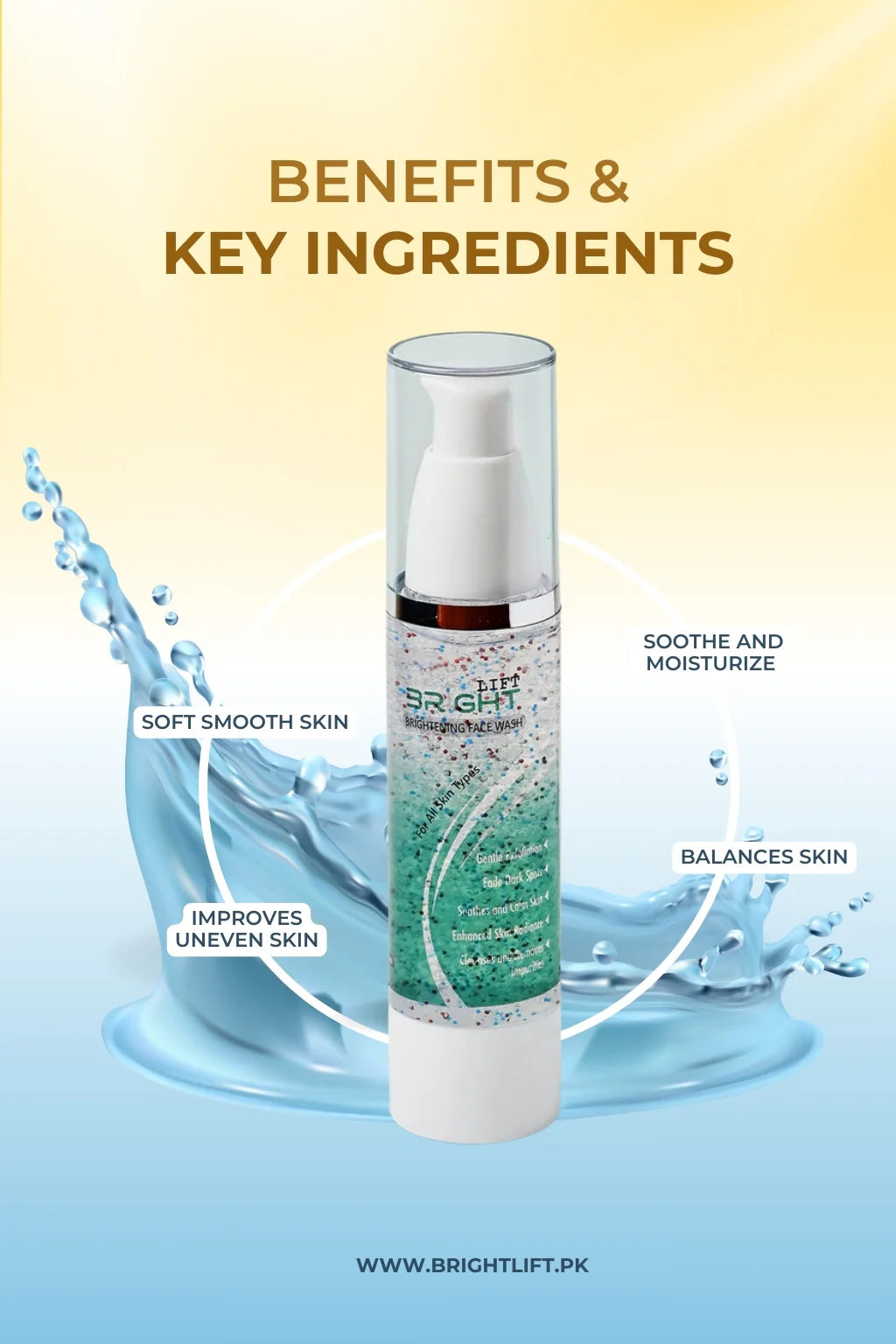 Bright Lift Brightening Facewash