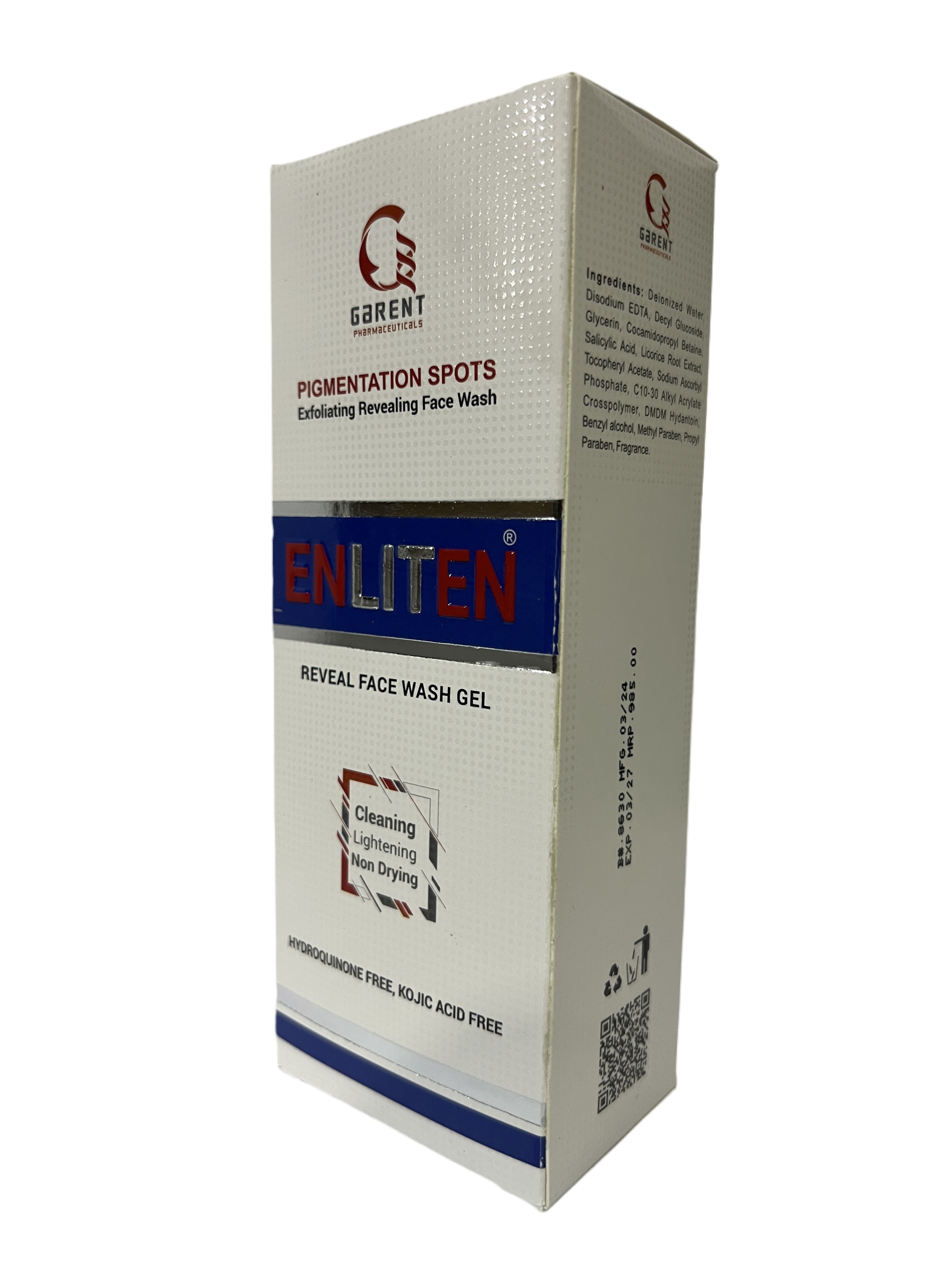 ENLITEN FACE WASH 100ml