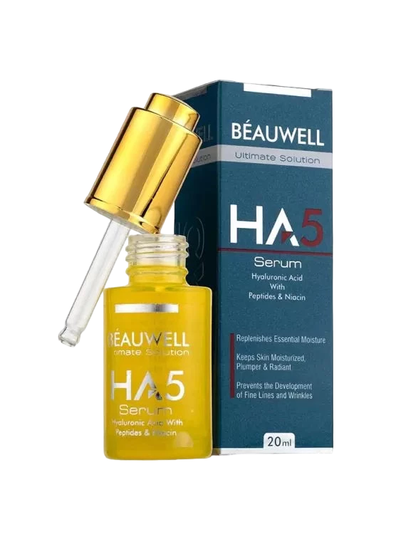 Beauwell HA 5 Serum – Advanced Hydrating & Plumping Serum with Hyaluronic Acid