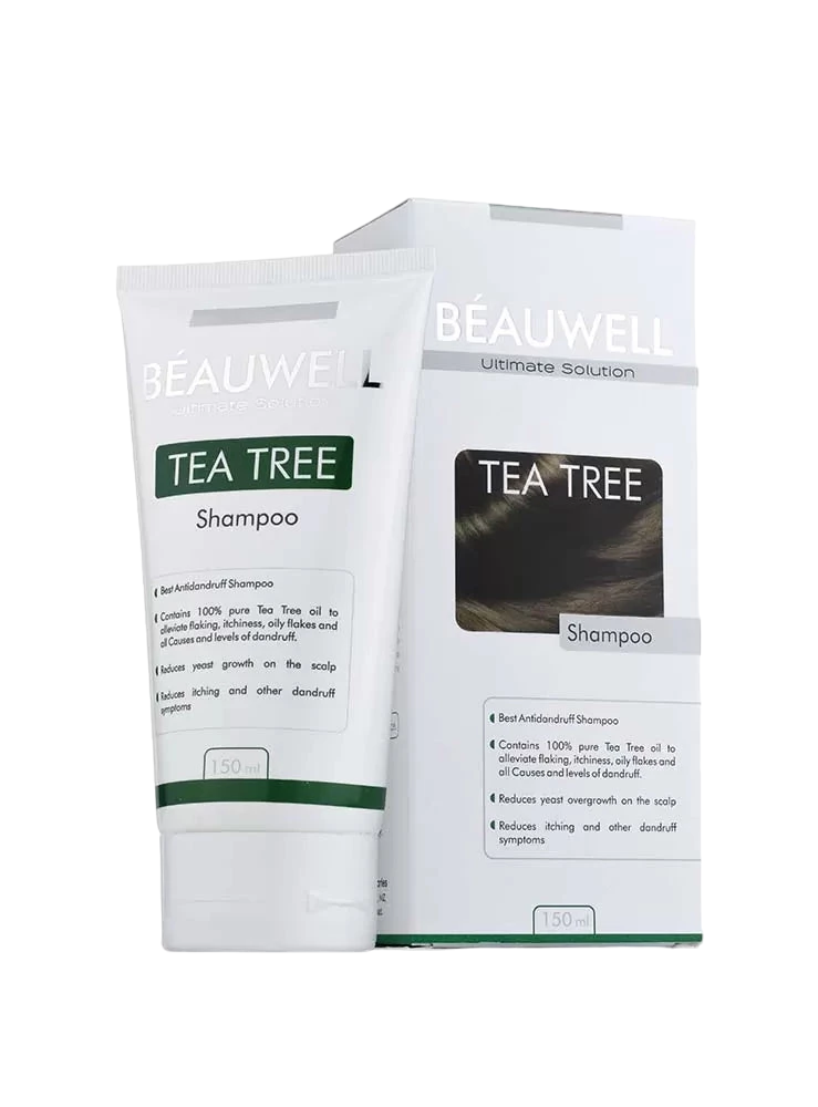 Beauwell Tea Tree Shampoo – Refreshing Scalp Cleanser with Natural Tea Tree Oil for Healthy Hair