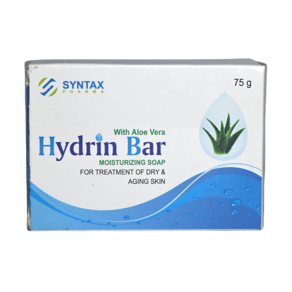 Hydrin Bar With aloe vera moisturising soap for treatment of dry & ageing skin