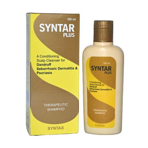 SYNTAR PLUS A Conditioning Scalp Cleanser for Dandruff Seborrhoeic Dermatitis & Psoriasis THERAPEUTIC SHAMPOO