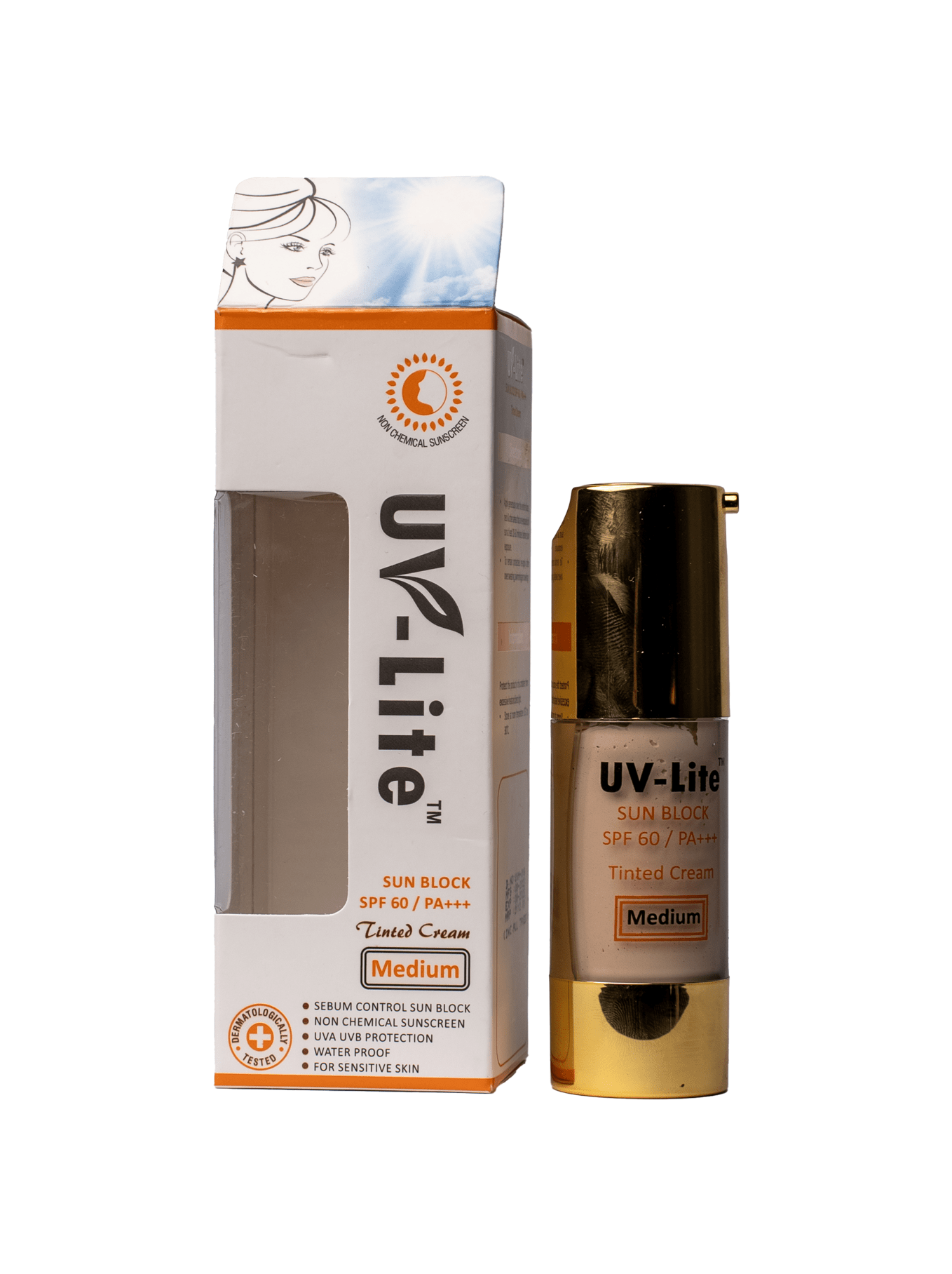UV Lite Sunblock SPF 60/P medium