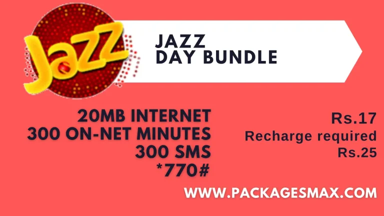 Jazz Daily Package *340# – Day Bundle