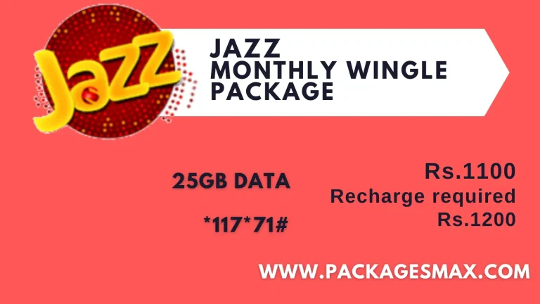 Jazz Wifi and Mifi Device Package *117*71# – Monthly Wingle Internet Package