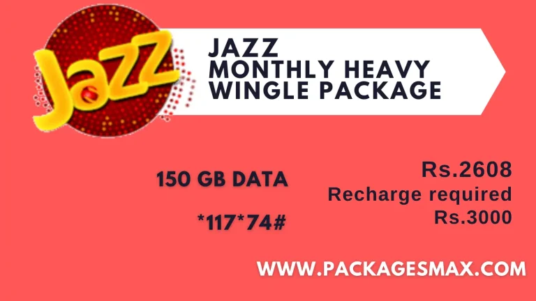 Jazz Monthly Heavy Package *117*74# – Wifi Winfle Device Mega Offer