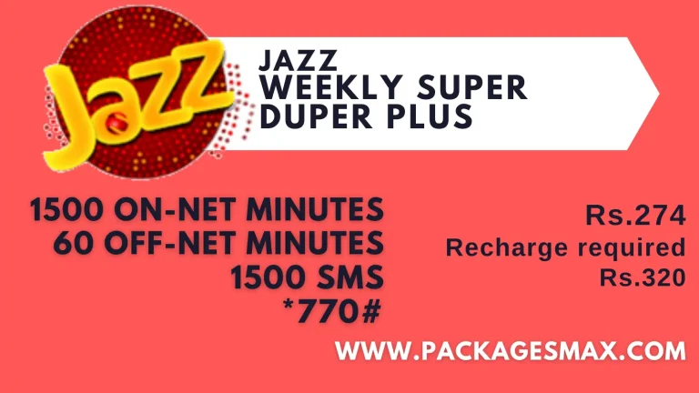 Jazz Weekly All in One Offer *770# – Super Duper Plus