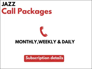 Jazz Call Packages – Monthly, Weekly and Daily