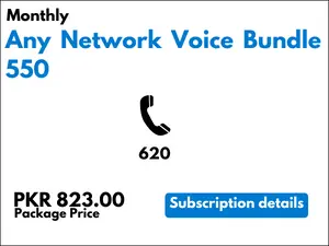 Telenor Call Package – Any Network Voice Bundle 550