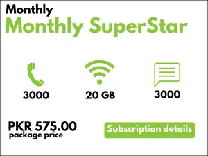 Zong SuperStar Offer 2023 – Monthly Package Code & Details